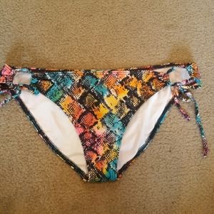 Roxy multicolored  snakeskin bikini bottom